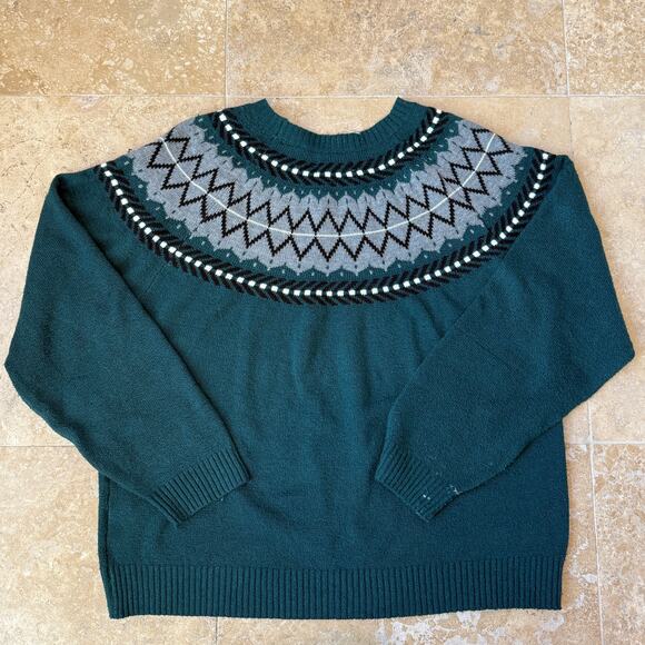 Weatherproof Vintage Fair Isle Sweater XL–Cozy Knit, Nordic Pattern Winter Cabin - Picture 2 of 7